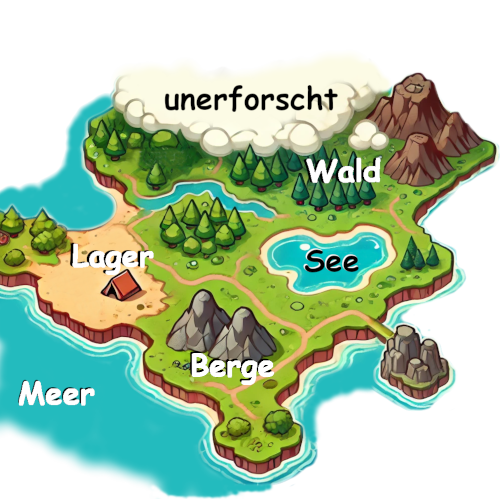 Inselkartenansicht