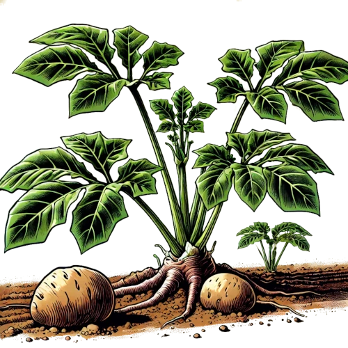 Kartoffelpflanze
